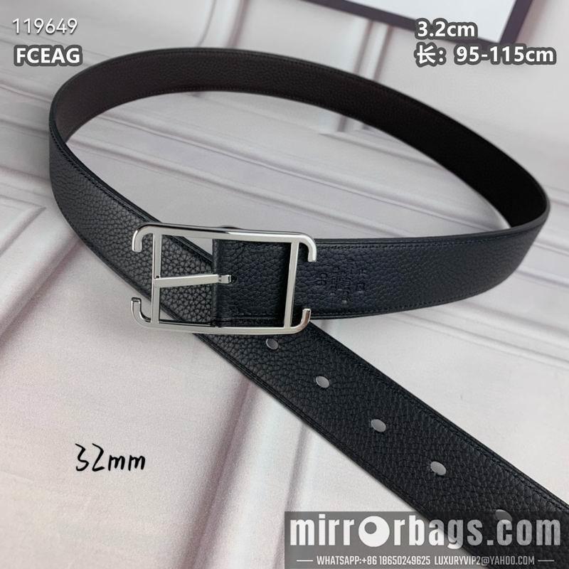 Hermes belt 32mmX95-115cm 8L040801
