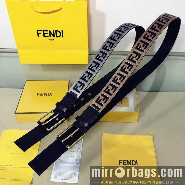 Fendi Belt 38mmX95-125cm 7D75