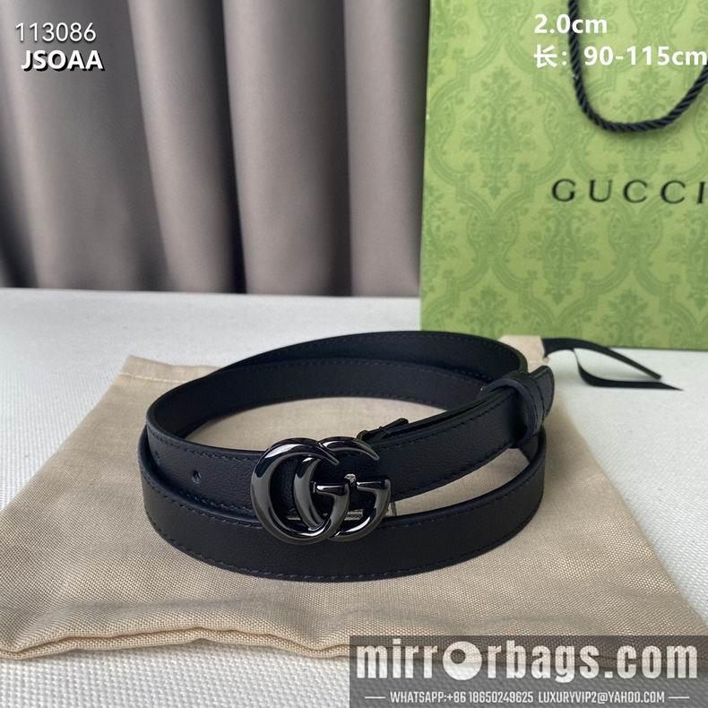 Gucci belt 20mmX90-115cm 8L14