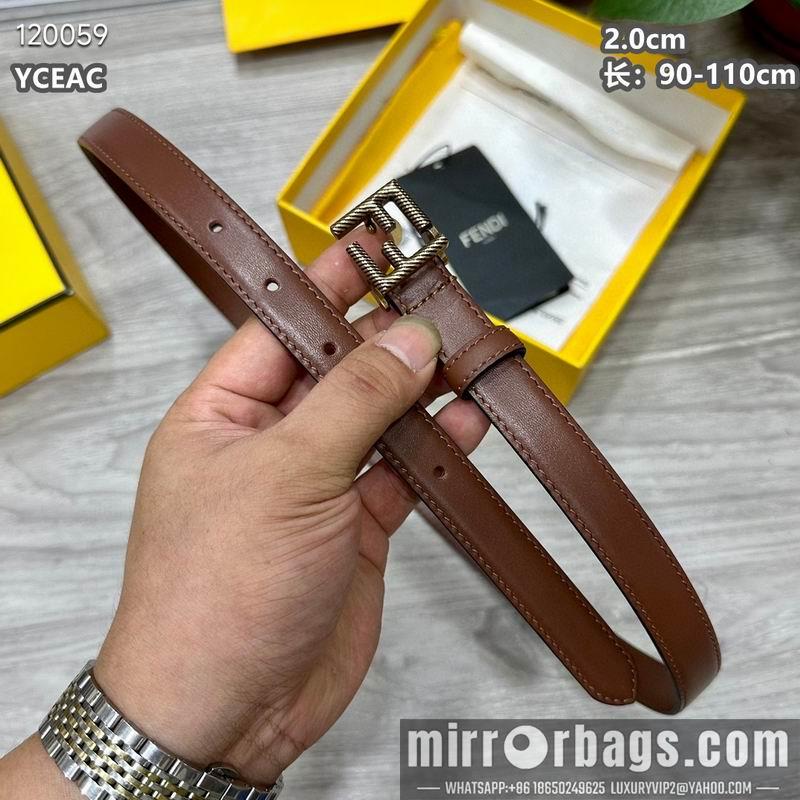 Fendi belt 20mmX90-110cm 8L12