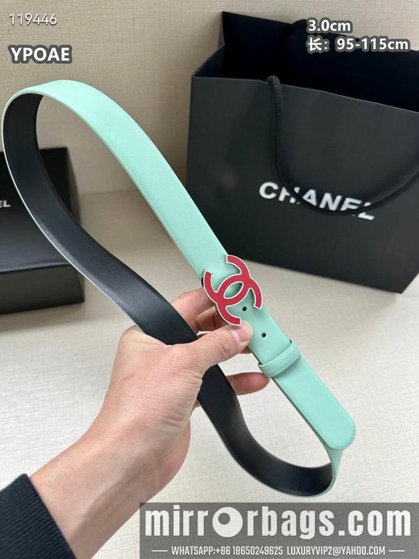 Chanel belt 30mmX95-115cm 8L040802