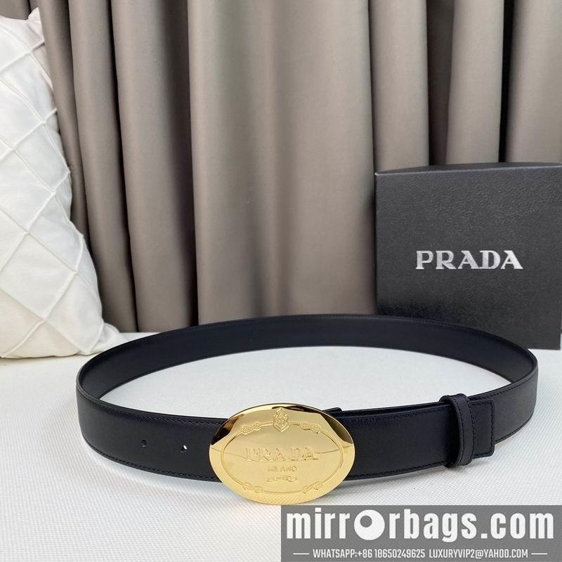 Prada belt 35mmX95-125cm 7D01