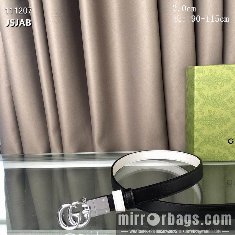 Gucci Belt 20mm 90-115cm 8L01