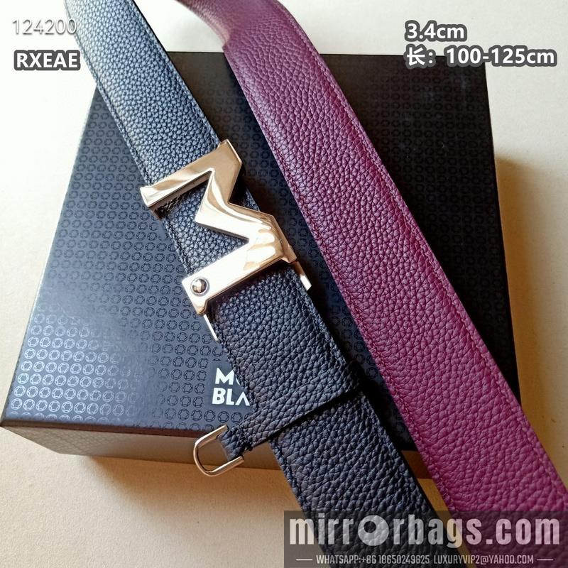 Montlanc belt 34mmX100-125cm 8L13
