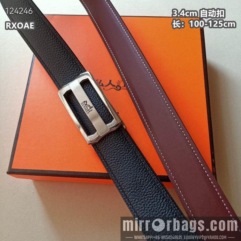 Hermes belt 34mmX100-125cm 8L08