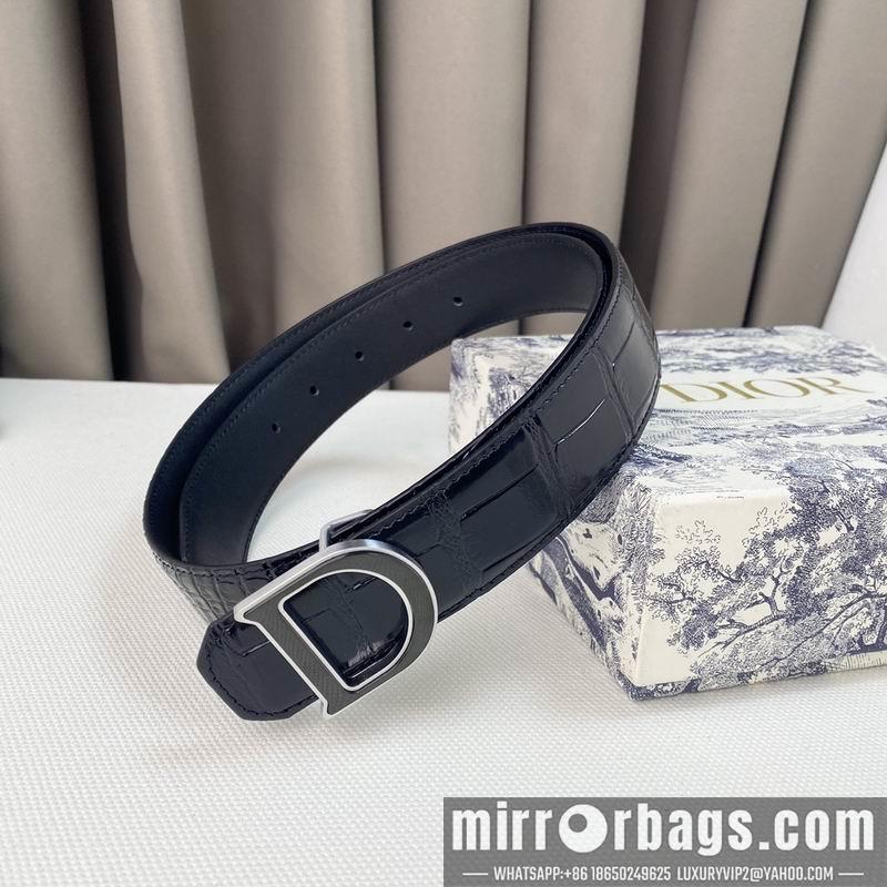 Dior belt 35mmX95-125cm 7D19