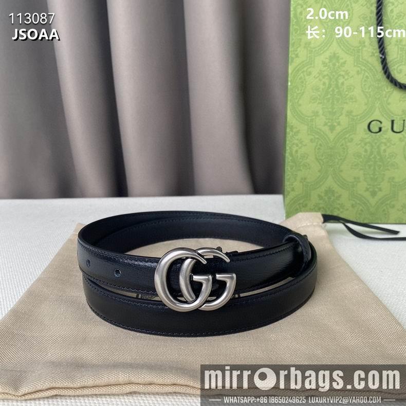 Gucci belt 20mmX90-115cm 8L14