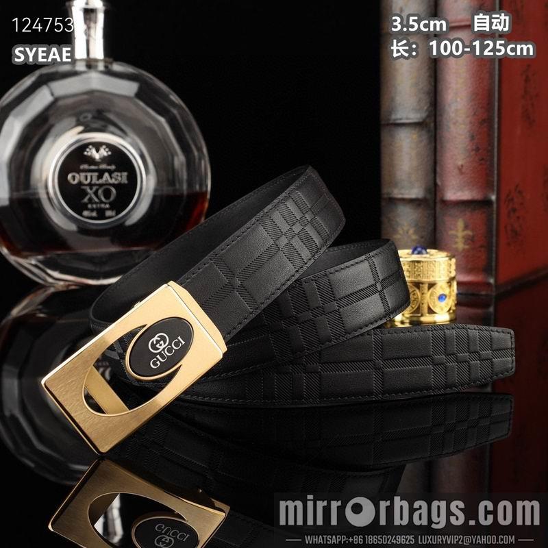 Gucci belt 35mmX100-125cm 8L24
