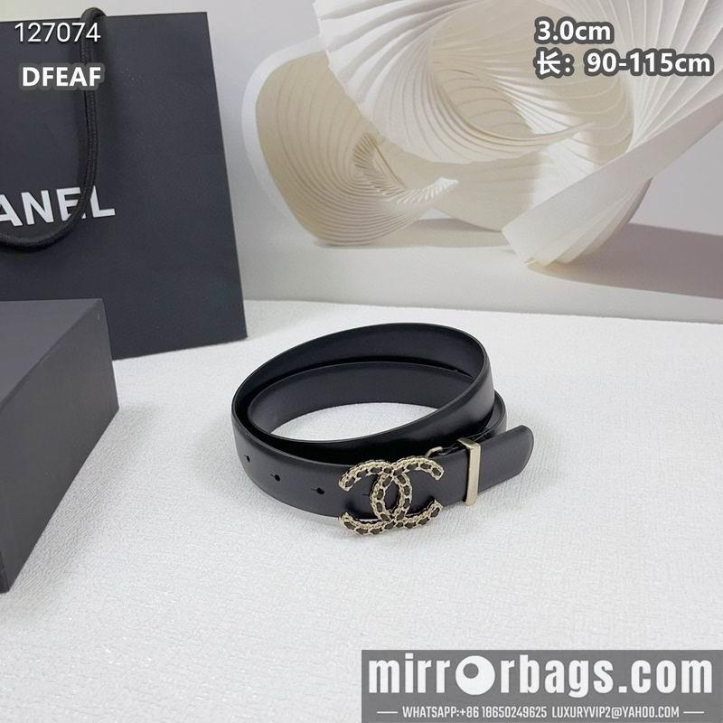 Chanel belt 30mmX90-115cm 8L37