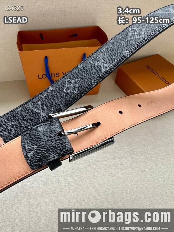 LV belt 34mmX95-125cm 8L23