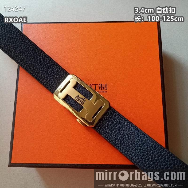 Hermes belt 34mmX100-125cm 8L08