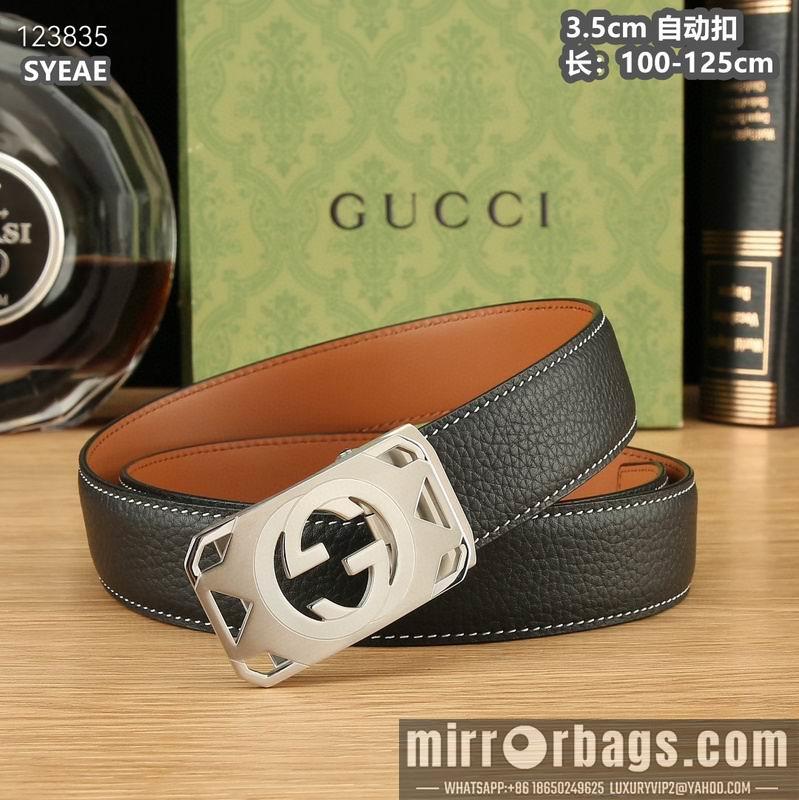 Gucci belt 35mmX100-125cm 8L42