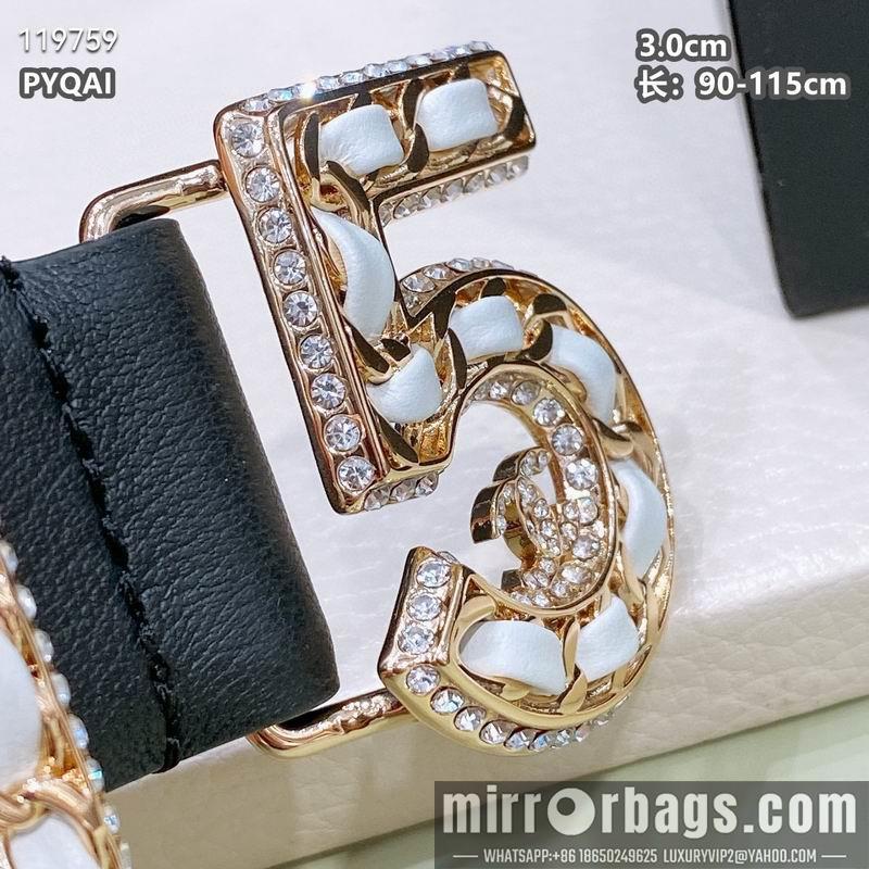 Chanel belt 30mmX90-115cm 8L040804