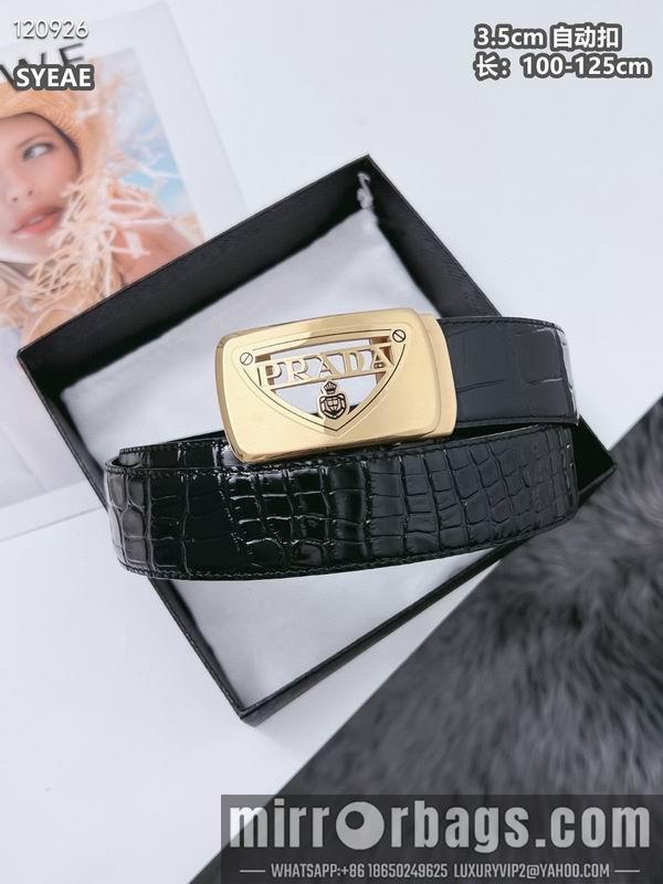 Prada belt 自动带 35mmX100-125cm 8L072004