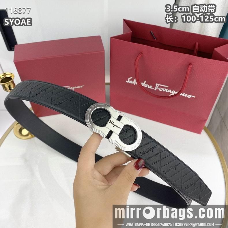 Ferragamo belt自动带 35mmX100-125cm 8L09