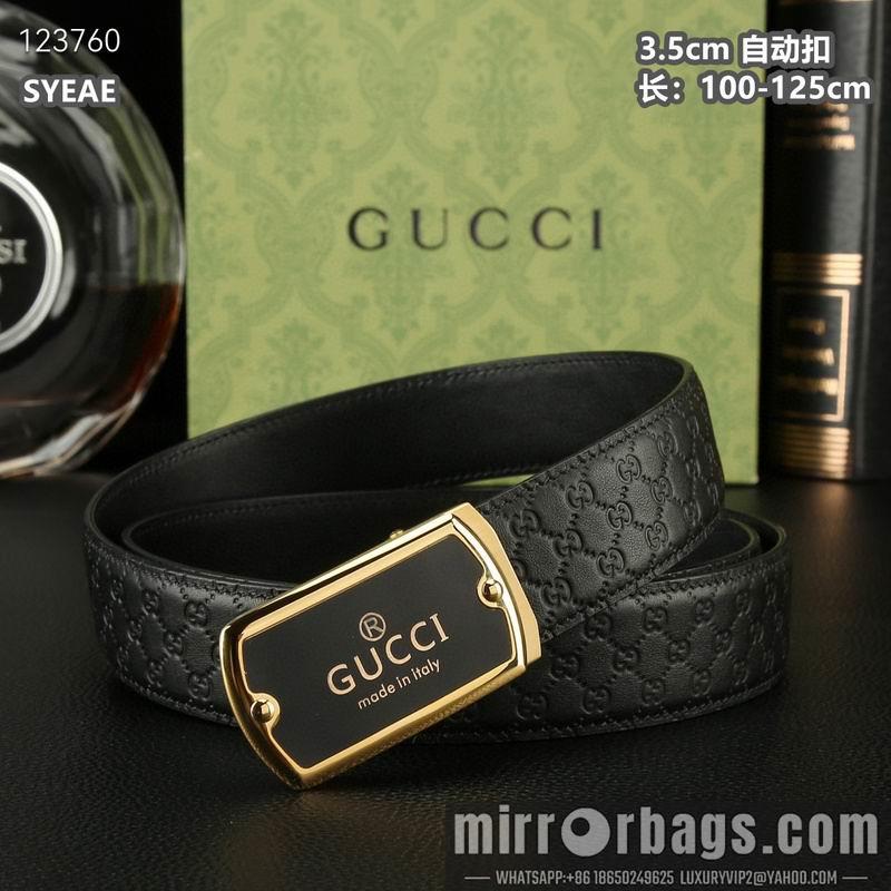 Gucci belt 35mmX100-125cm 8L50