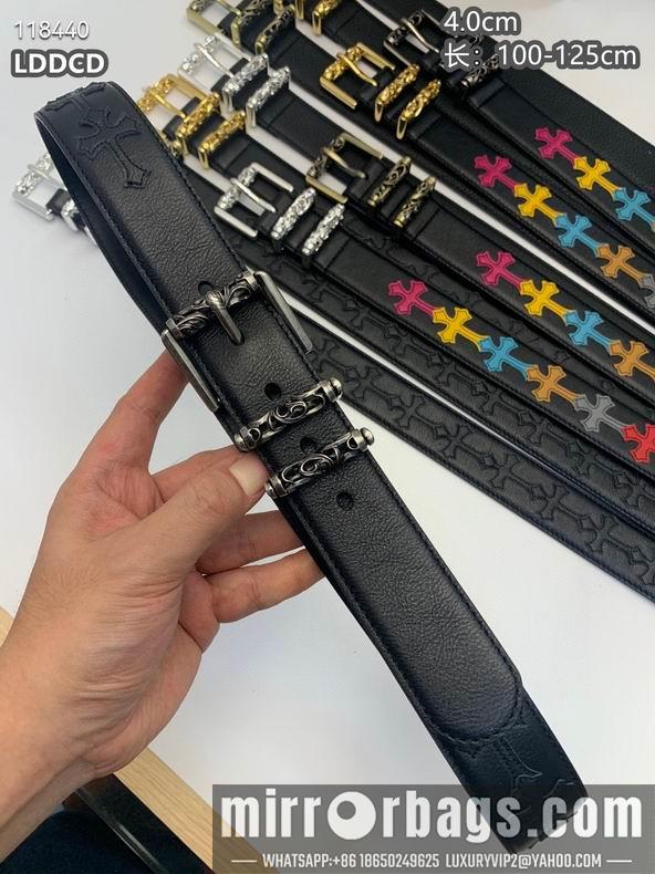 Chrome Hearts belt 38mmX100-125cm 8L25