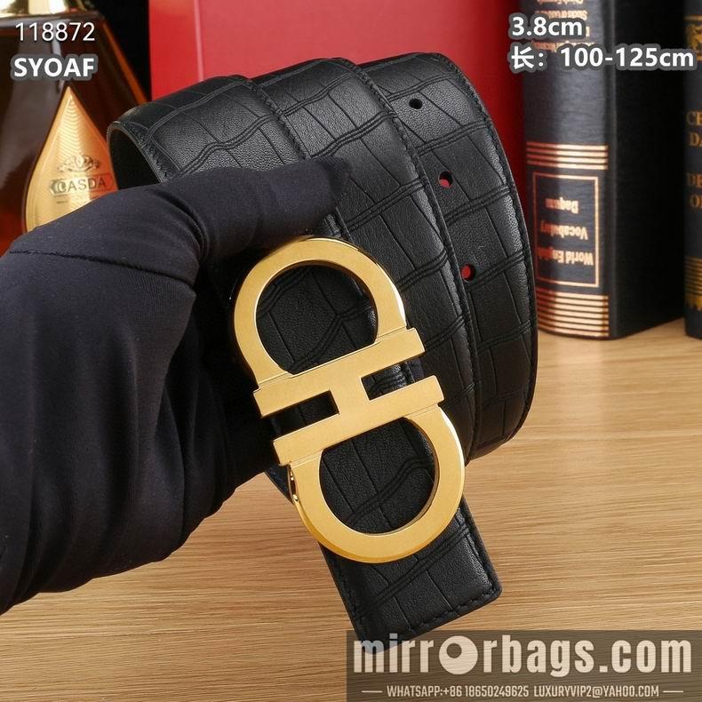 Ferragamo belt 38mmX100-125cm 8L14