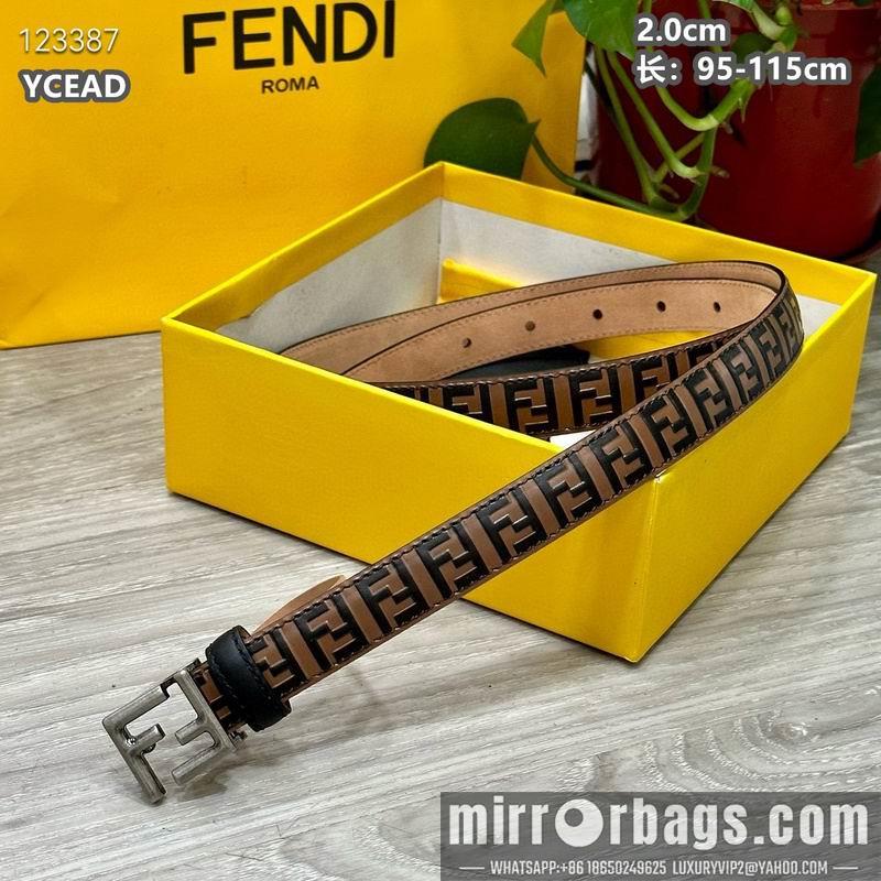 Fendi belt 20mmX95-115cm 8L14