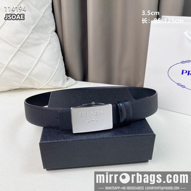 Prada belt 35mmX95-125CM 8L22
