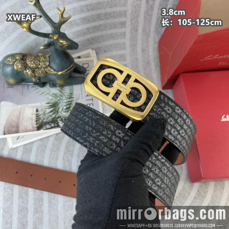 Ferragamo belt 38mmX105-125cm 8L21
