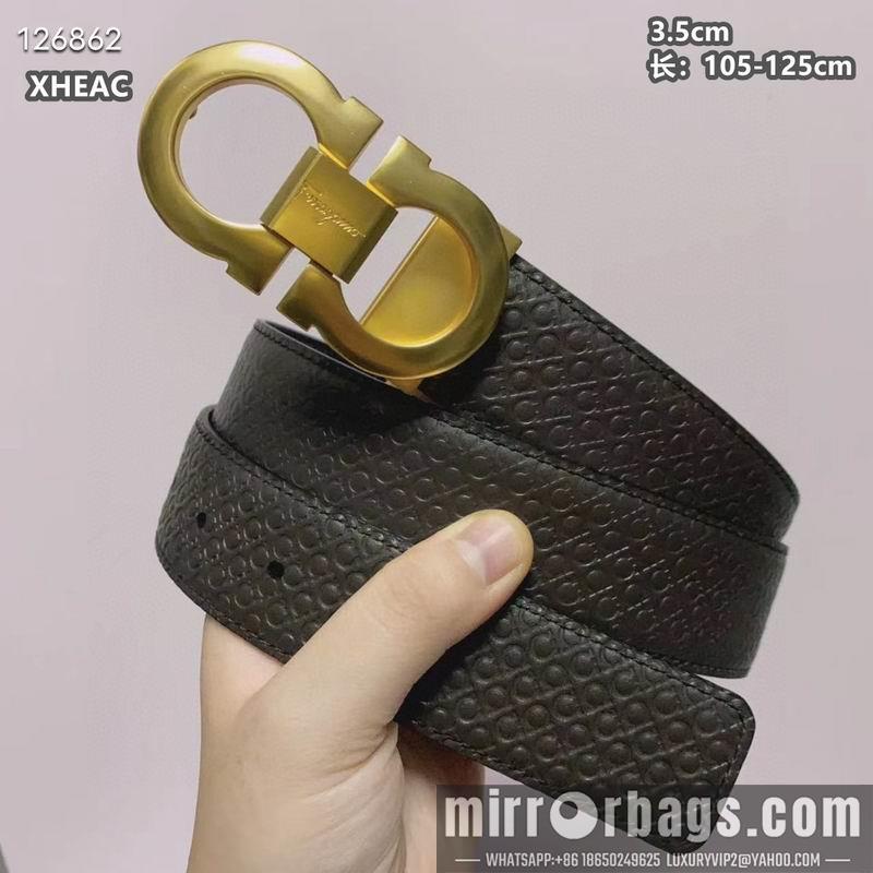 Ferragamo belt 35mmX105-125cm 8L101