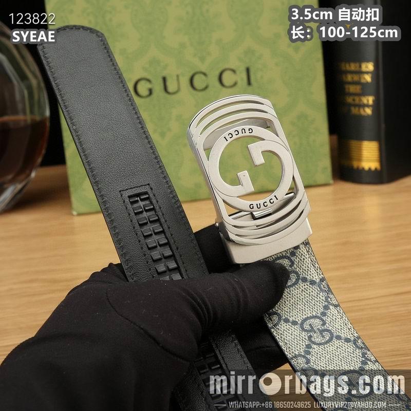 Gucci belt 35mmX100-125cm 8L46