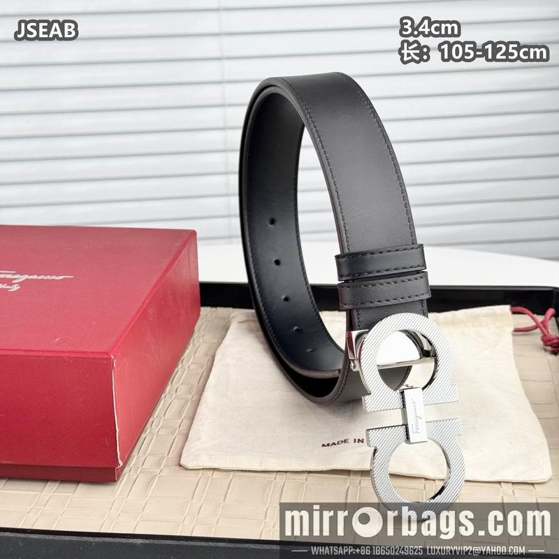 Ferragamo belt 34mmX105-125cm 8L12
