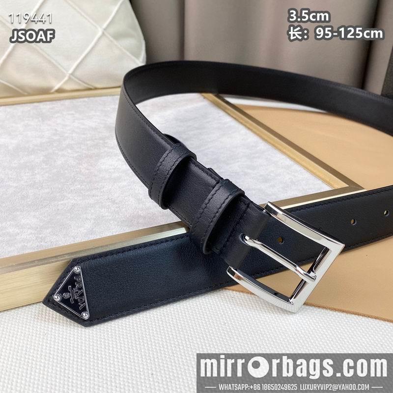 Prada belt 35mmX95-125CM 8L18