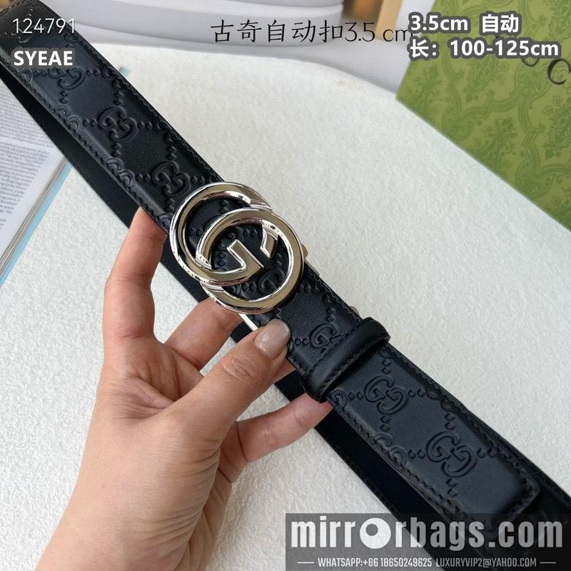 Gucci belt 35mmX100-125cm 8L17