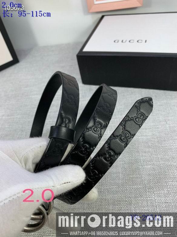 Gucci belt 20mm 95-115cm 8L02