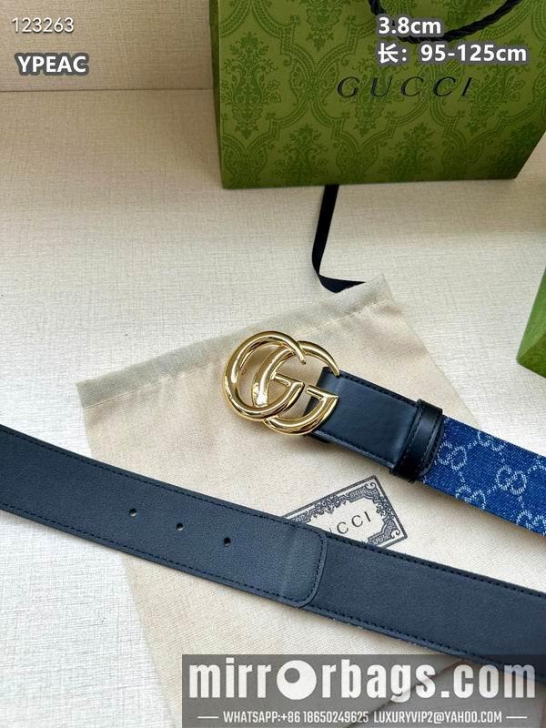 Gucci belt 38mmX95-125cm 8L11