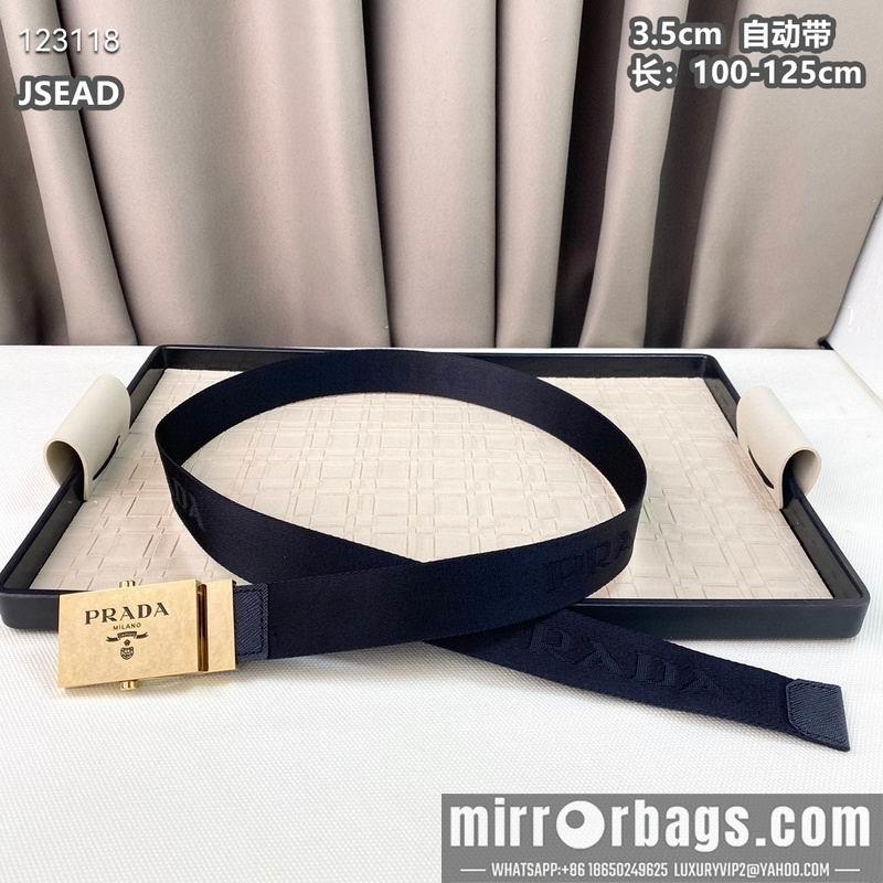 Prada belt 35mmX100-125cm 8L40