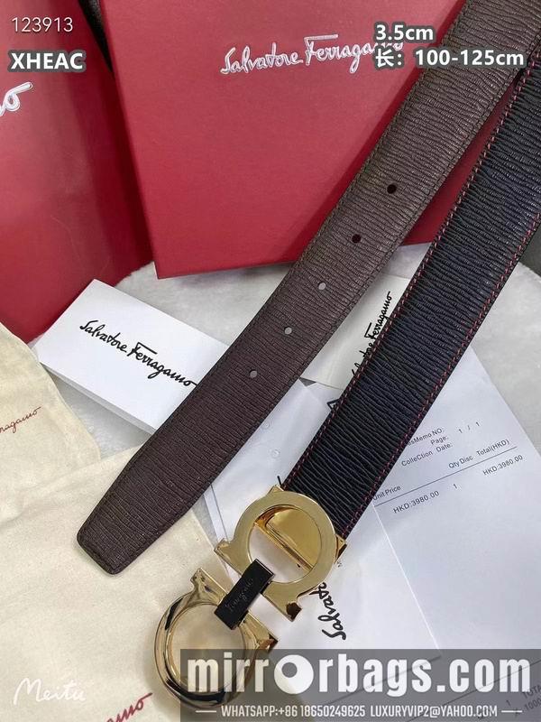 Ferragamo belt 35mmX100-125cm 8L54