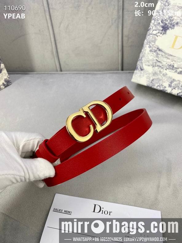 Dior Belt 20mmX90-115cm 8L04
