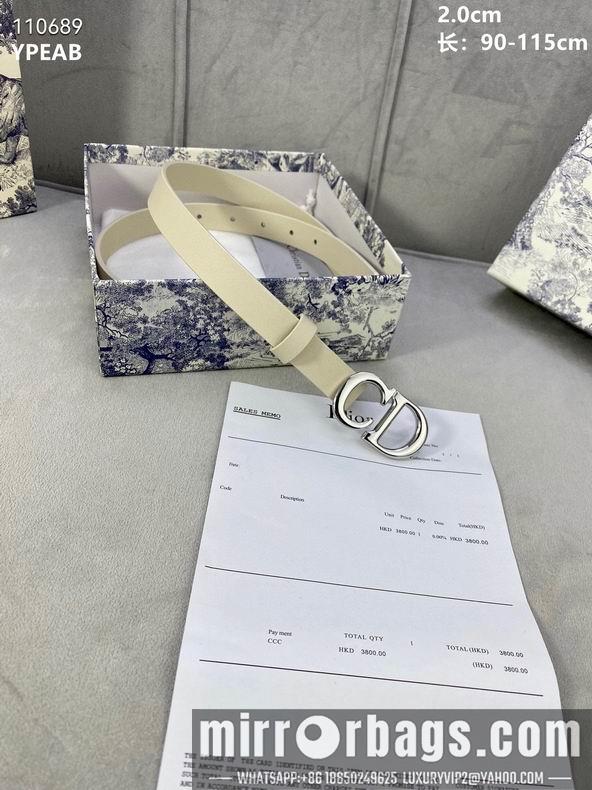 Dior Belt 20mmX90-115cm 8L04