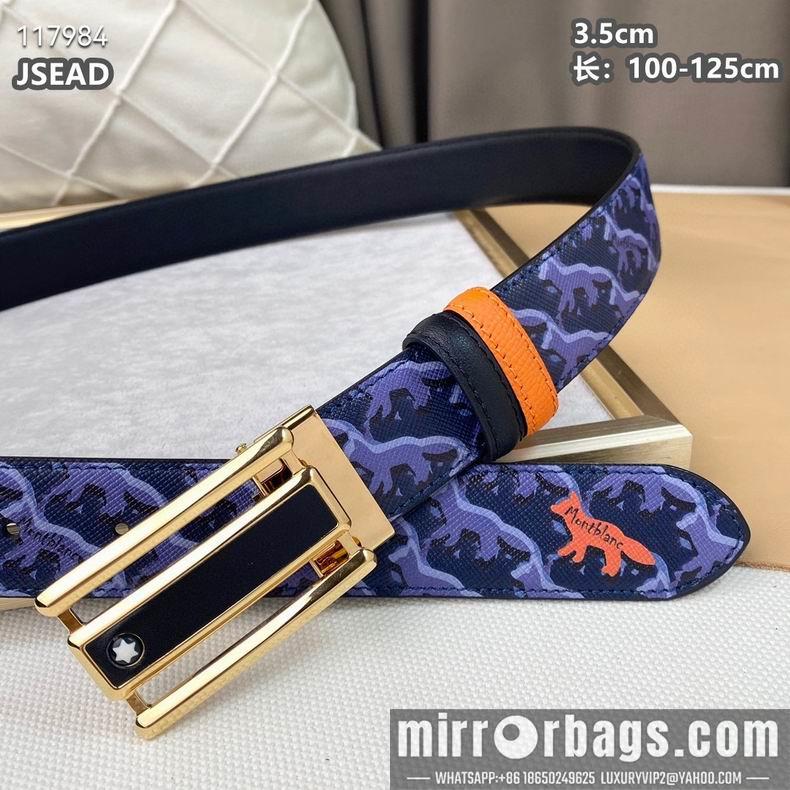 Montblanc belt 35mmX100-125cm 8L11