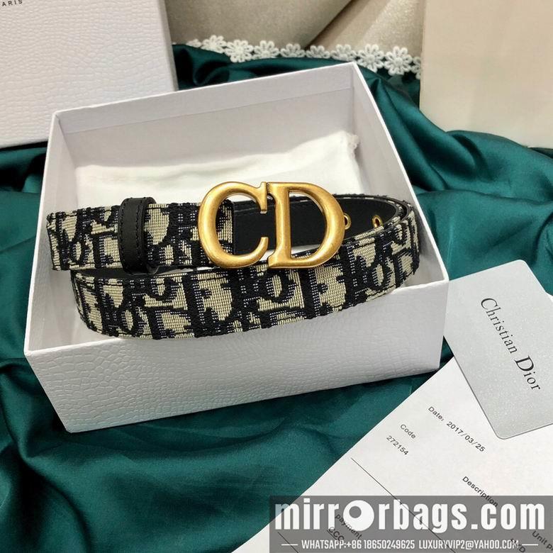 Dior Belt 20mmX95-110cm 7d12