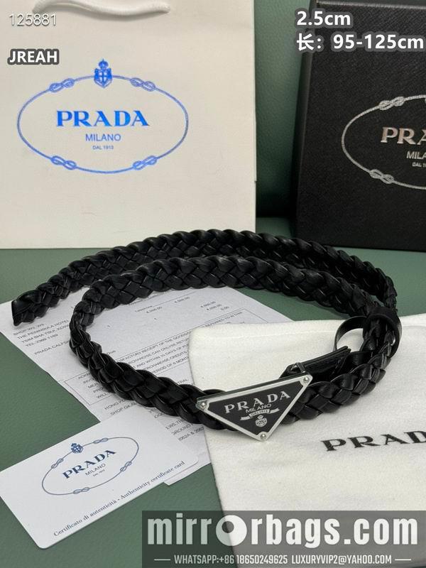 Prada belt 25mmX95-125cm 8L01