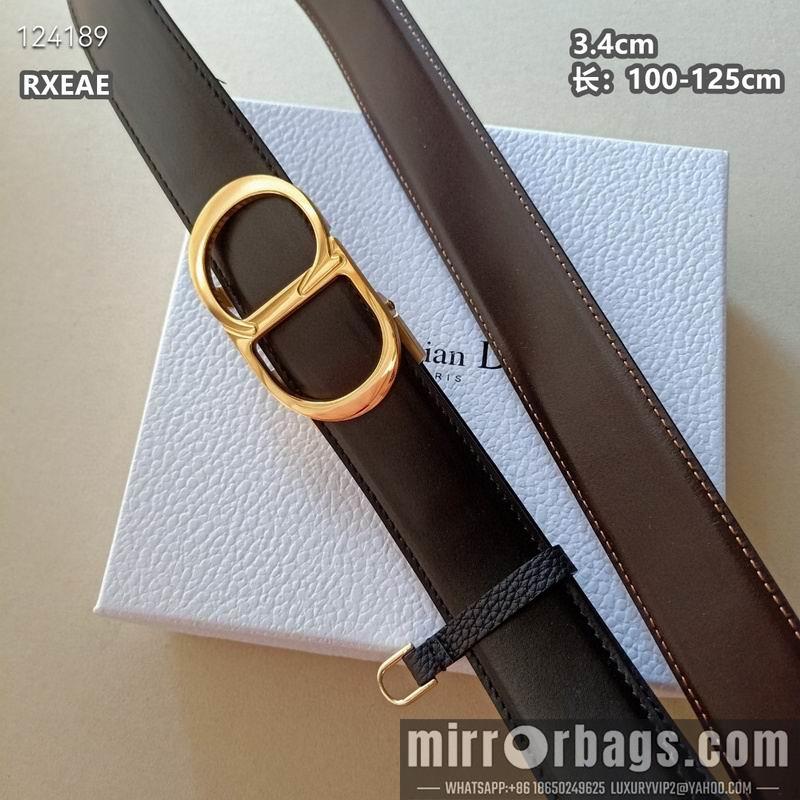 Dior belt 34mmX100-125cm 8L01