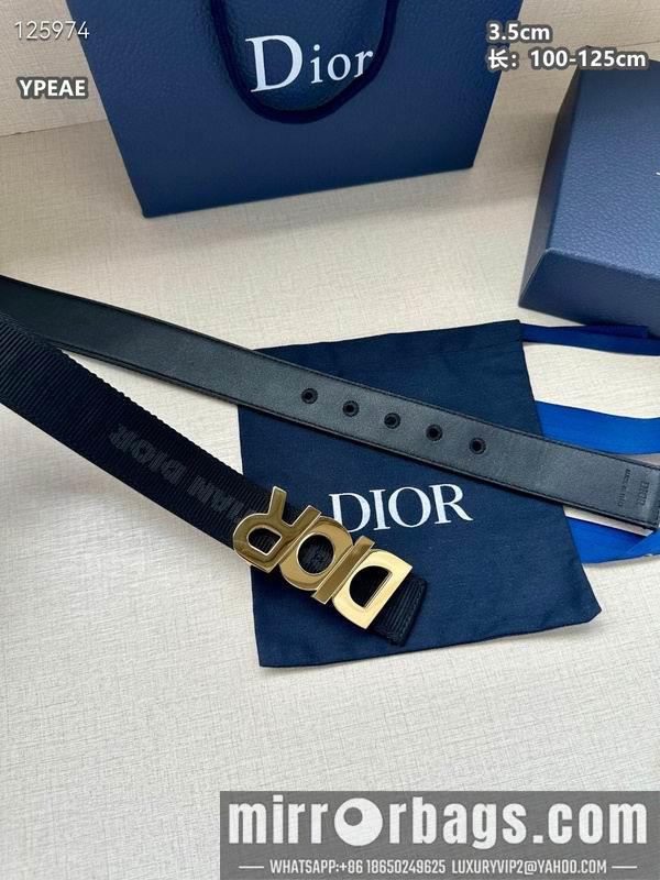 Dior belt 35mmX100-125cm 8L29