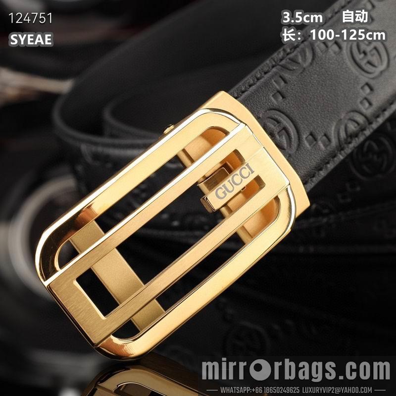Gucci belt 35mmX100-125cm 8L26