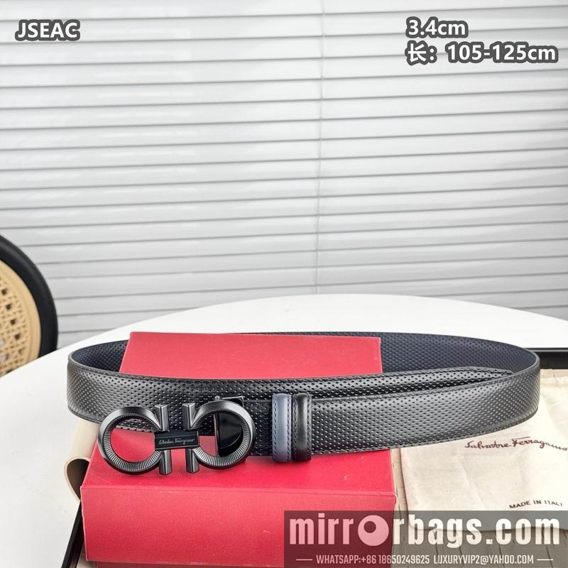 Ferragamo belt 34mmX105-125cm 8L15