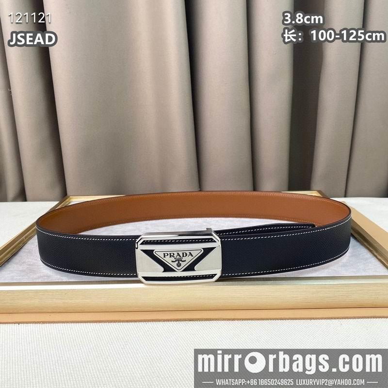 Prada belt 38mmX100-125cm 8L07