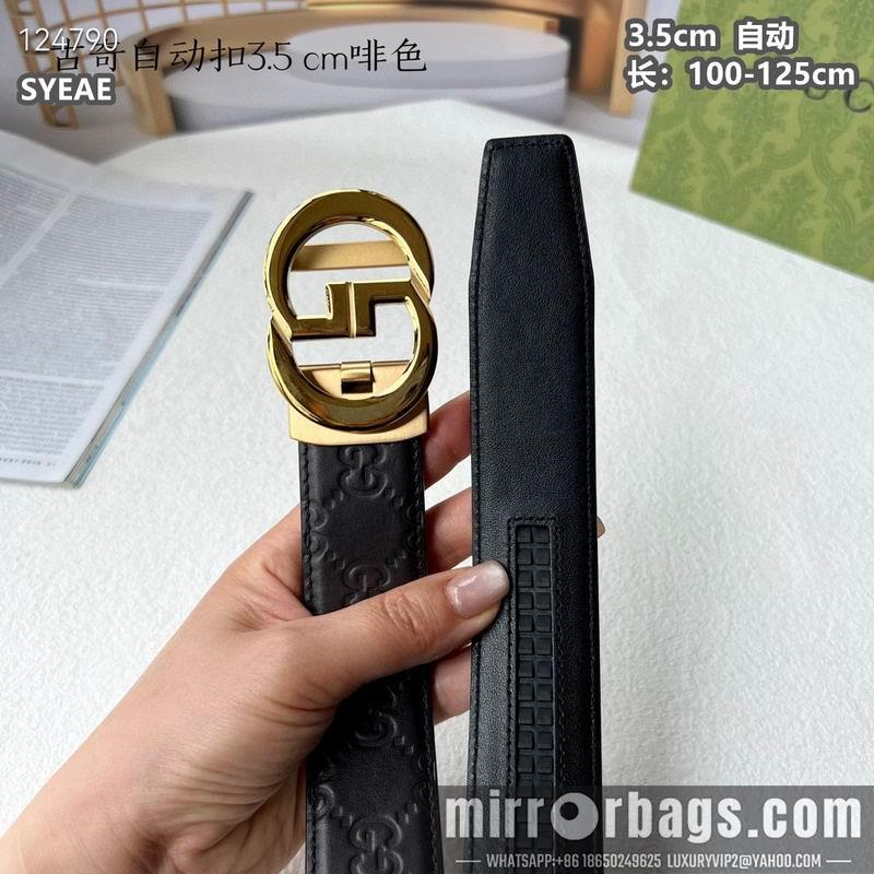 Gucci belt 35mmX100-125cm 8L18