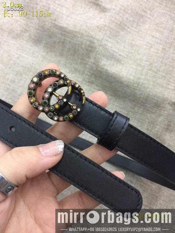 Gucci Belt 20mm 90-115cm 8L06
