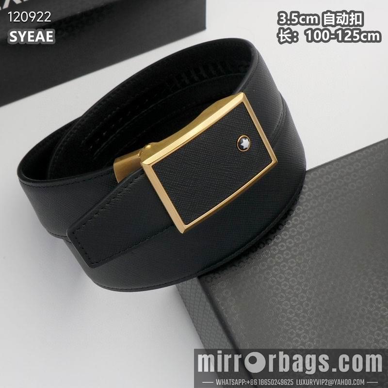 Montblanc belt 自动扣 35mmX100-125cm 8L072009