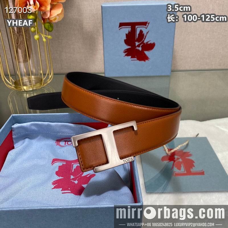 TOD's belt 35mmX100-125cm 8L10