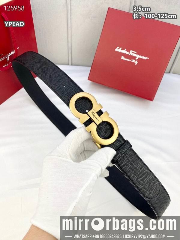 Ferragamo belt 35mmX100-125cm 8L25
