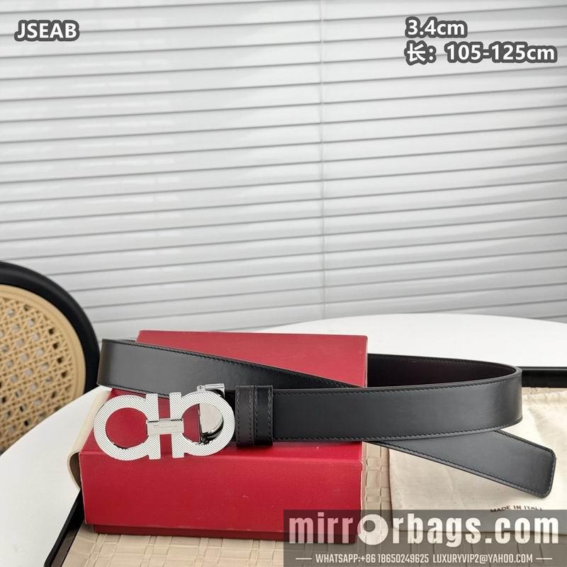 Ferragamo belt 34mmX105-125cm 8L12
